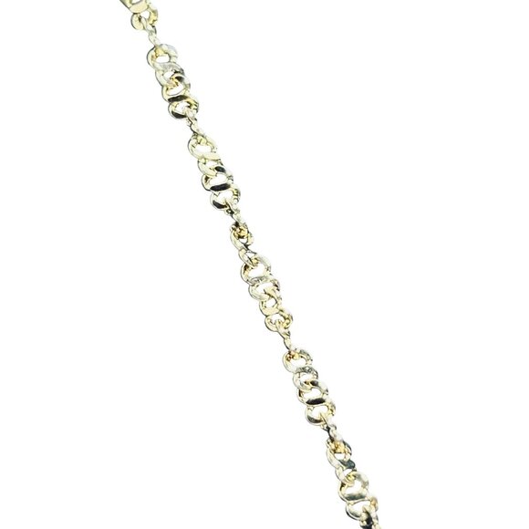 Nolan Miller Gold Tone Necklace With Double Swan Crystal Pendant (6004-1-2) - Picture 6 of 9